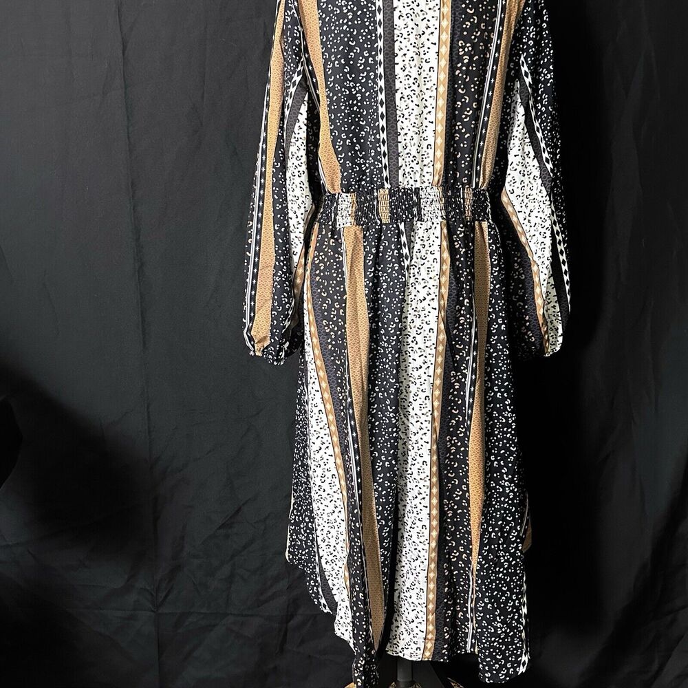 NWT Bloomchic Women's Midi Dress With Geometric Print - Size US 14-16 - Picture 4 of 11